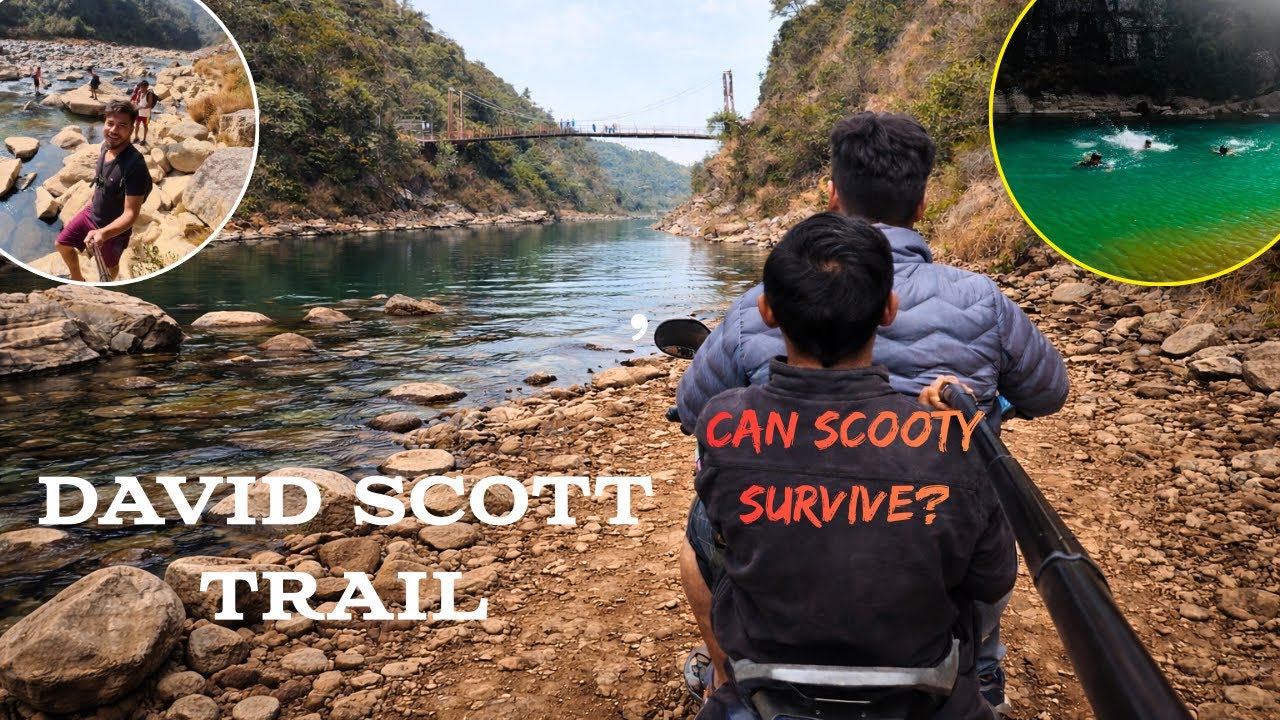 Pleng Da Scoty ruh Poi mo Shane || Mawstep to Wah-Tham|| First Time with Scooty 💪