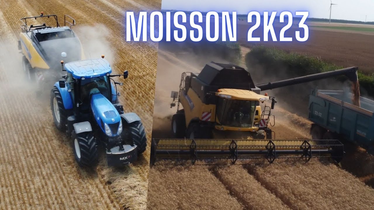🟡🔵Une ETA 100% NH🟡🔵 | Moisson et Pressage 2k23 | SARL Boudeaud Blanchard