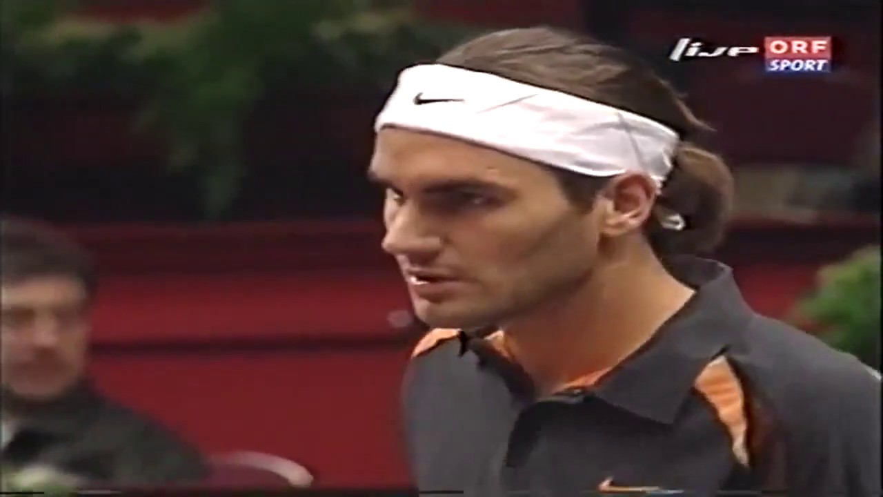 Vienna 2002 Roger Federer - Zeljko Krajan