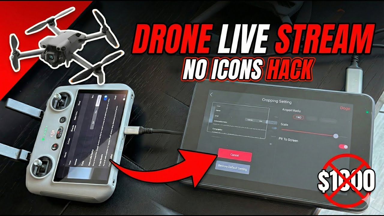 How We Broadcast Muay Thai Fights with a Drone (Cheap Hack)