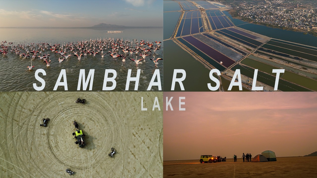 Riding to India's Largest Salt Lake | Sambhar Lake Adventure