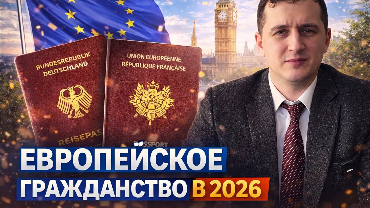 Европейское гражданство в 2026: реальные сроки и законные пути к паспорту ЕС