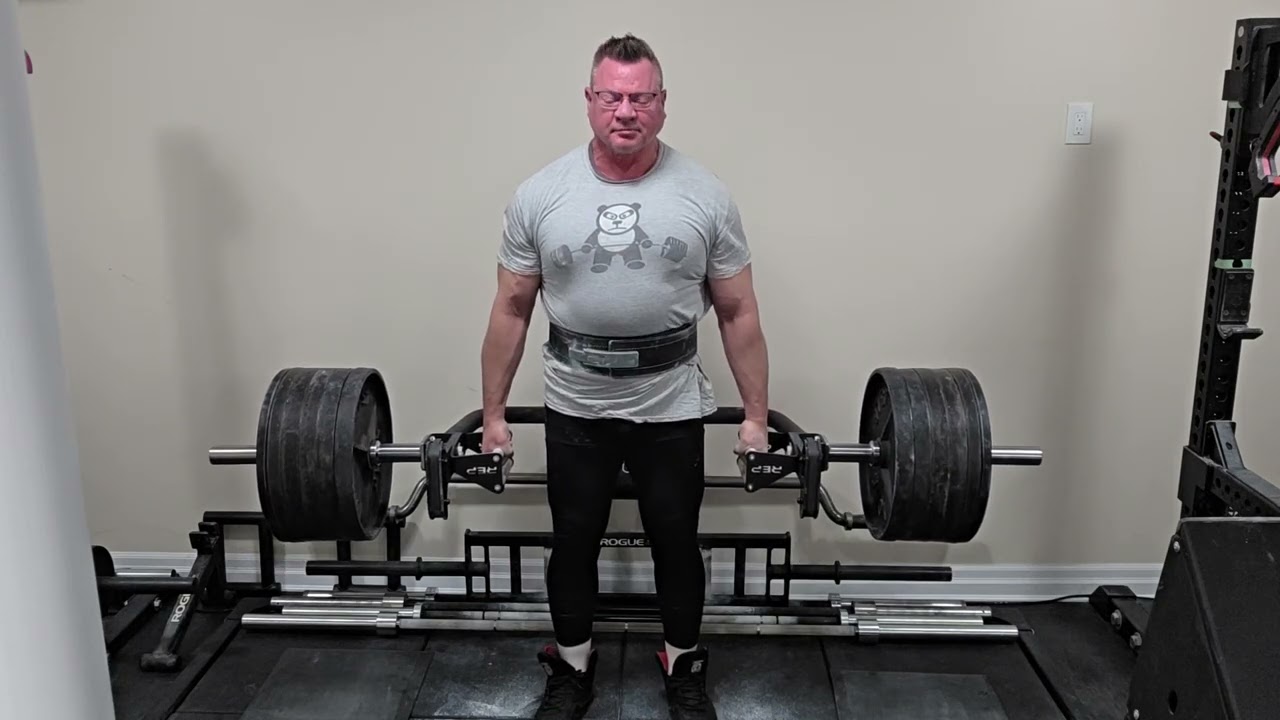 555 lb Trap Bar Deadlift @ 58 years old 