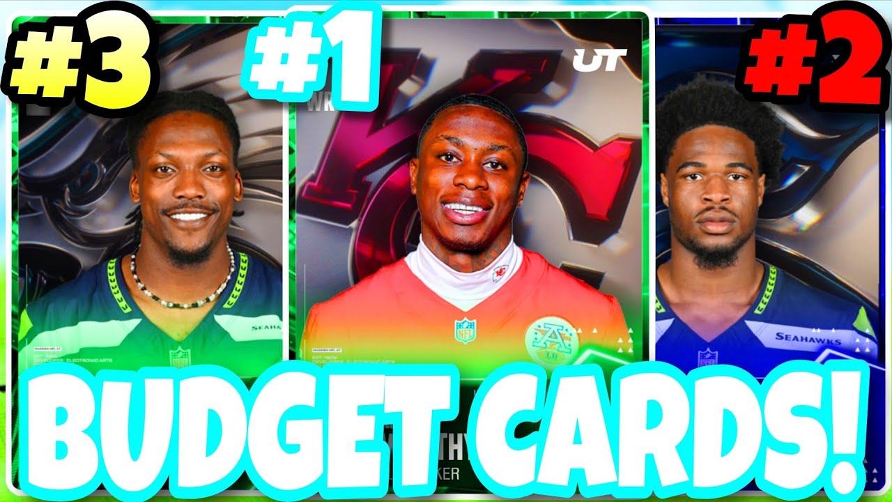 *new* TOP 10 BEST BUDGET CARDS in MADDEN 27 UNDER 100K COINS! Must HAVE!
