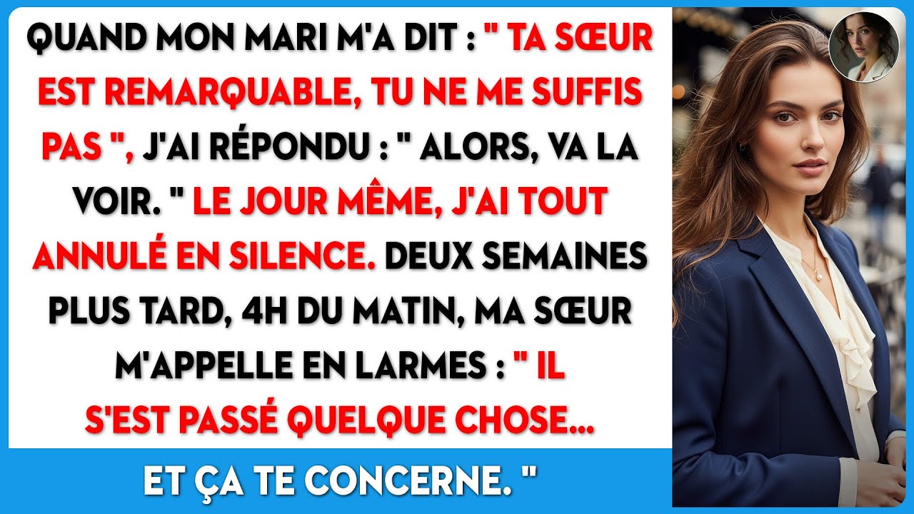 Il a dit que ma sœur était meilleure, alors j'ai brisé son rêve avec mes millions