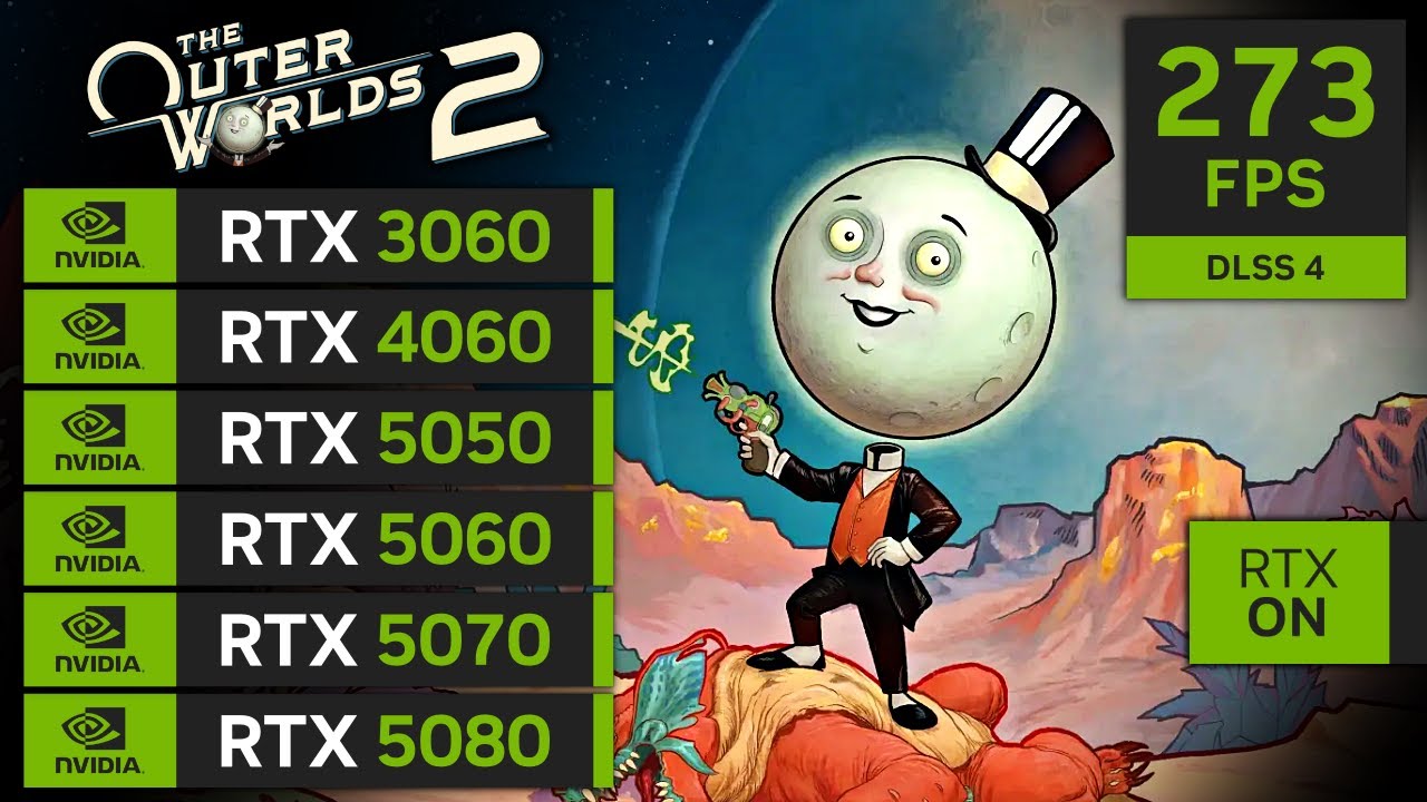 The Outer Worlds 2 | RTX 3060, 4060, 5050, 5060, 5070, 5080 (PC Performance)