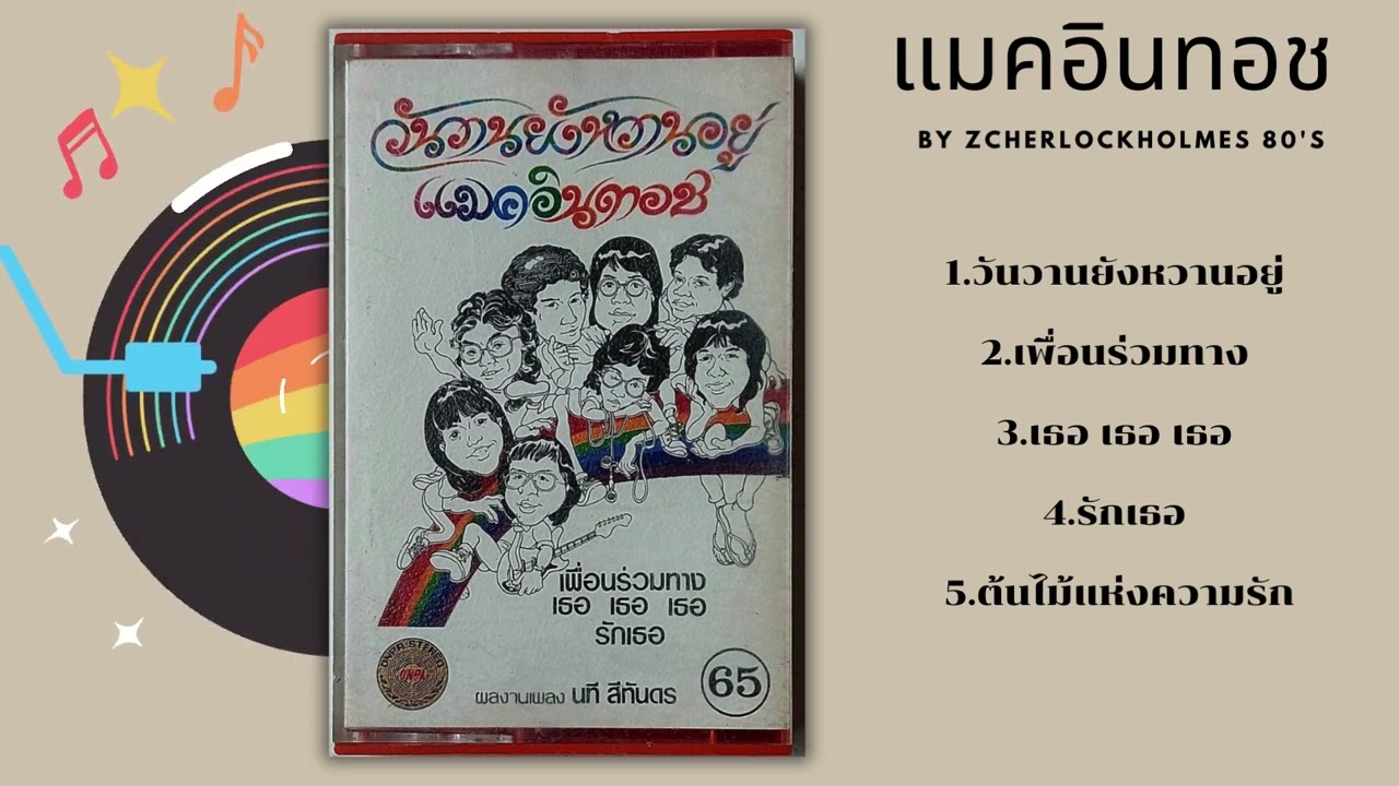 ฟังเพลงฮิตแมคอินทอช : วันวานยังหวานอยู่#เพื่อนร่วมทาง#เธอ เธอ เธอ#รักเธอ#ต้นไม้แห่งความรัก : CCA