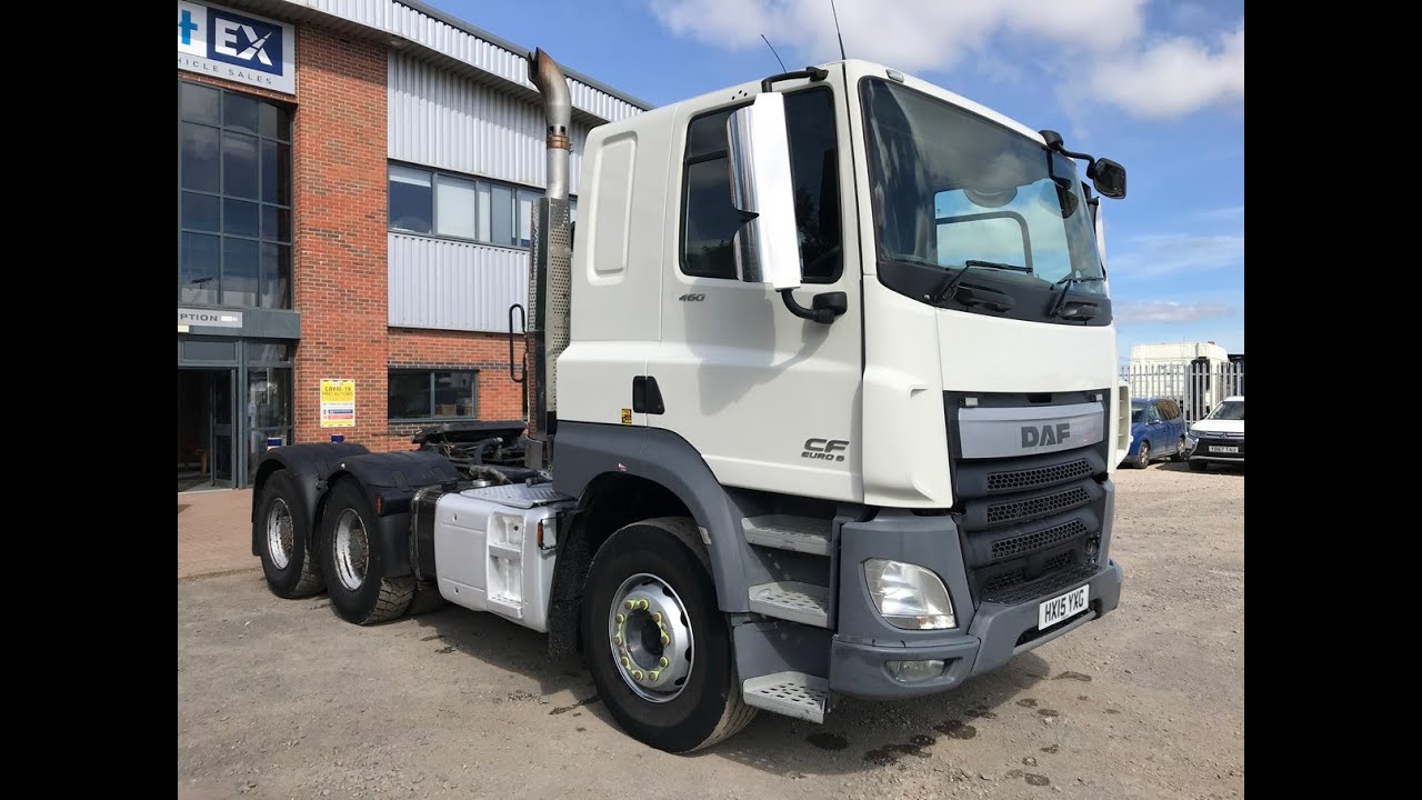 DAF FTT CF460 6X4 DOUBLE DRIVE EURO 6 TRACTOR UNIT 2015 HX15 YXG ** £39,750.00**