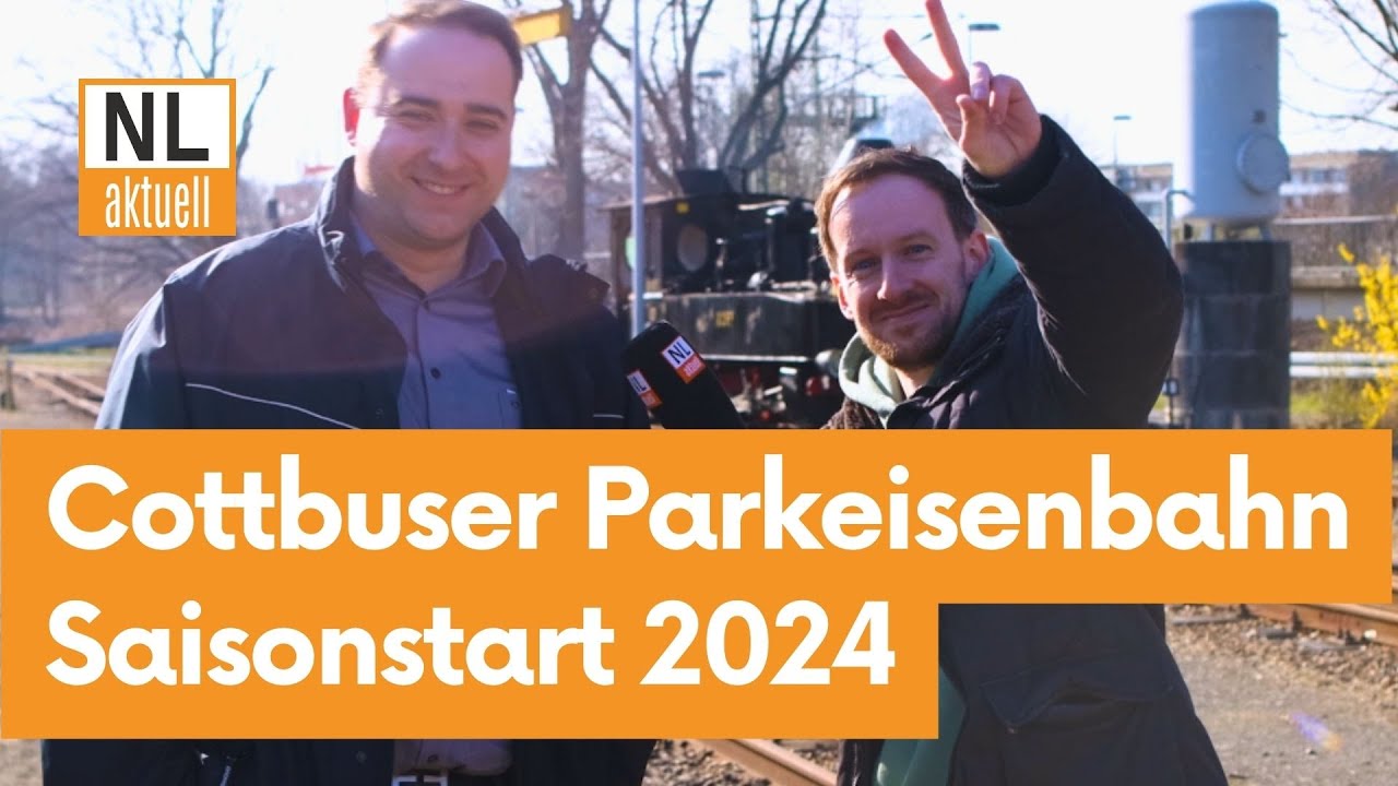 Cottbus | Saisonstart 2024 für Cottbuser Parkeisenbahn
