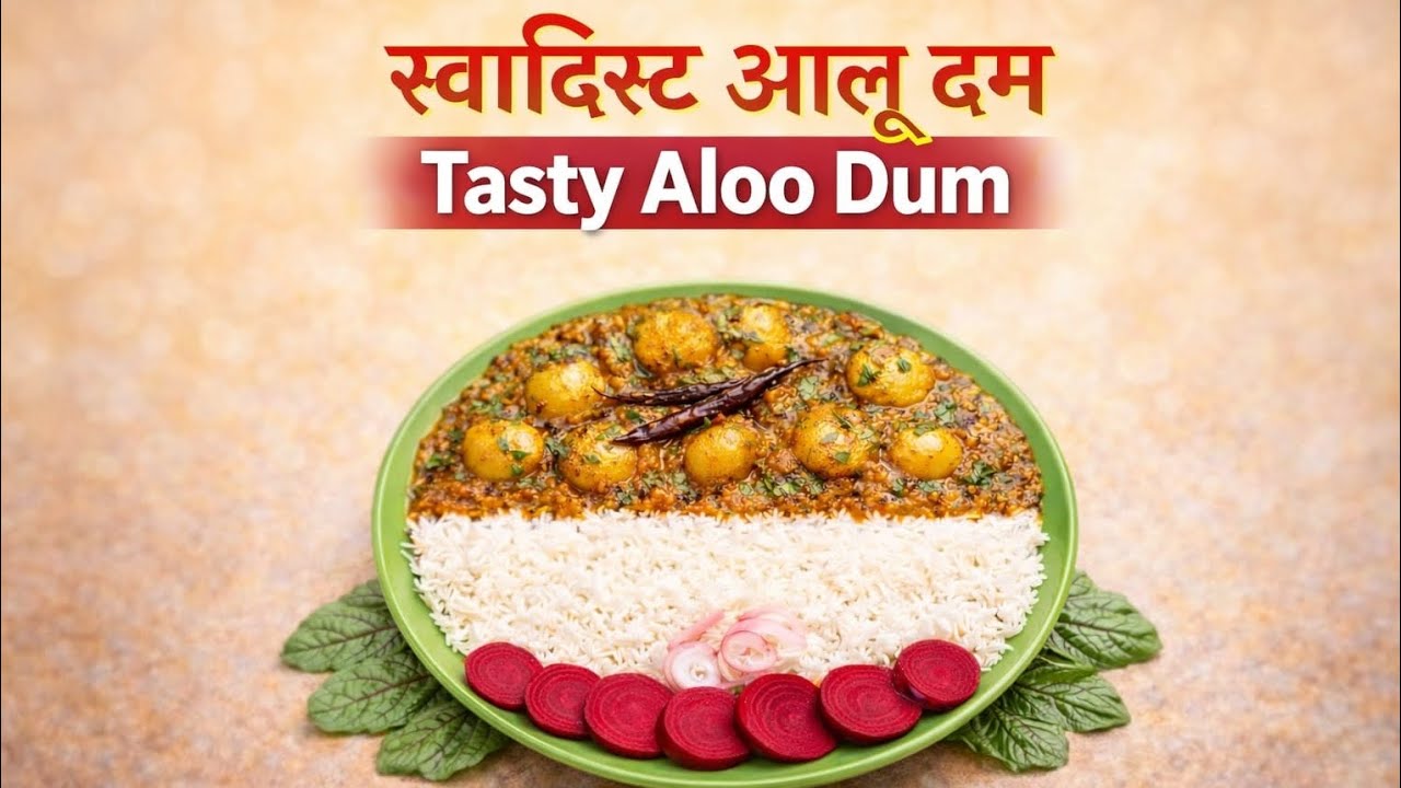 👉 स्वादिष्ट आलू दम | Tasty Aloo Dum Recipe 😋
