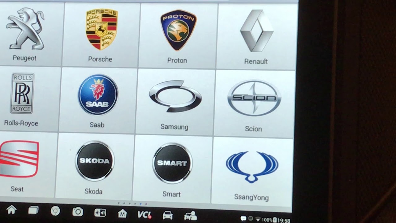 Autel MaxiSys Car Logos Restore