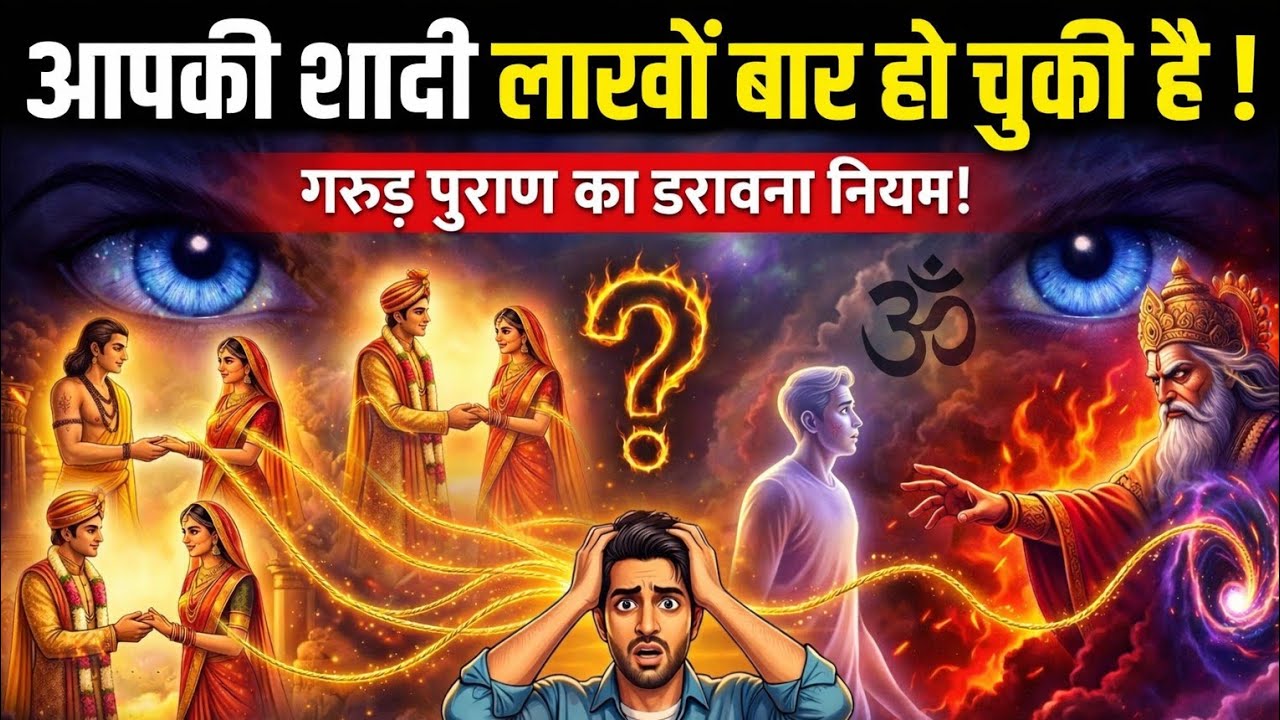 🕉️ अगर शादी बार-बार होती है तो 7 जन्म का वादा क्यों? | Vishnu जी का दिव्य संदेश 😱