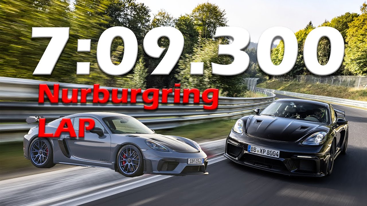 Porsche 718 Cayman GT4 RS Smashes Nürburgring Lap in 7:09! #porscheracing