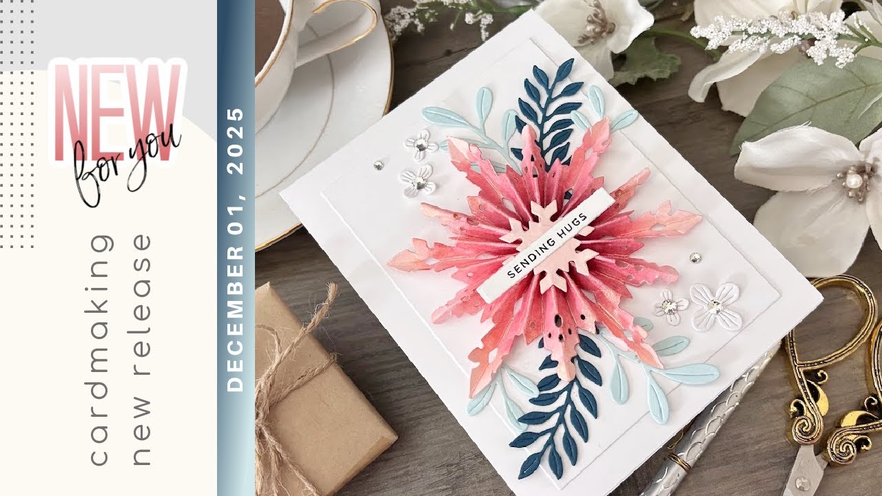 Quick & Easy: Crafting Gorgeous Snowflake Rosettes for the Holidays! | Simon Says DieCember&reg; 2025