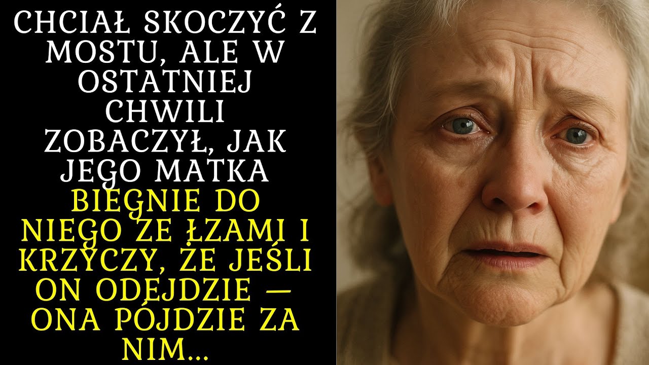 STAŁ ZA BARIERKĄ MOSTU, GDY ZOBACZYŁ, JAK MATKA BIEGNIE DO NIEGO I KRZYCZY: „ZA TOBĄ!”