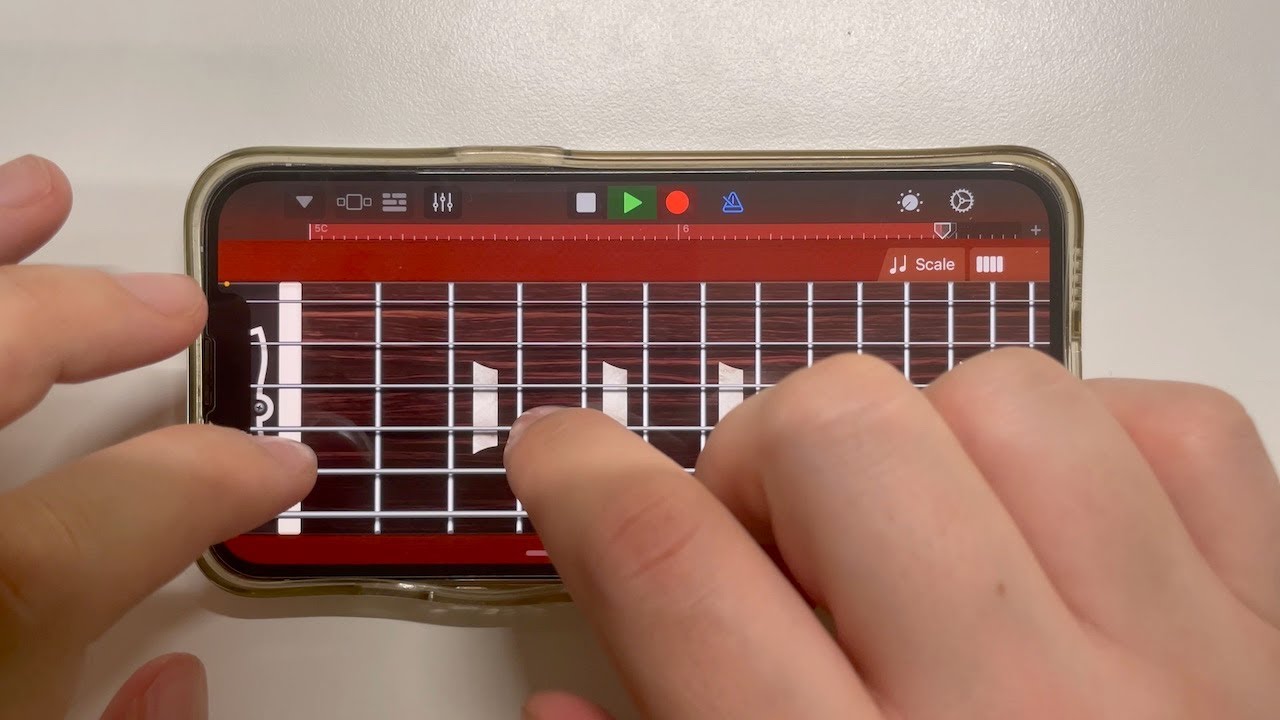 Iron Maiden - The Trooper on iPhone (GarageBand)