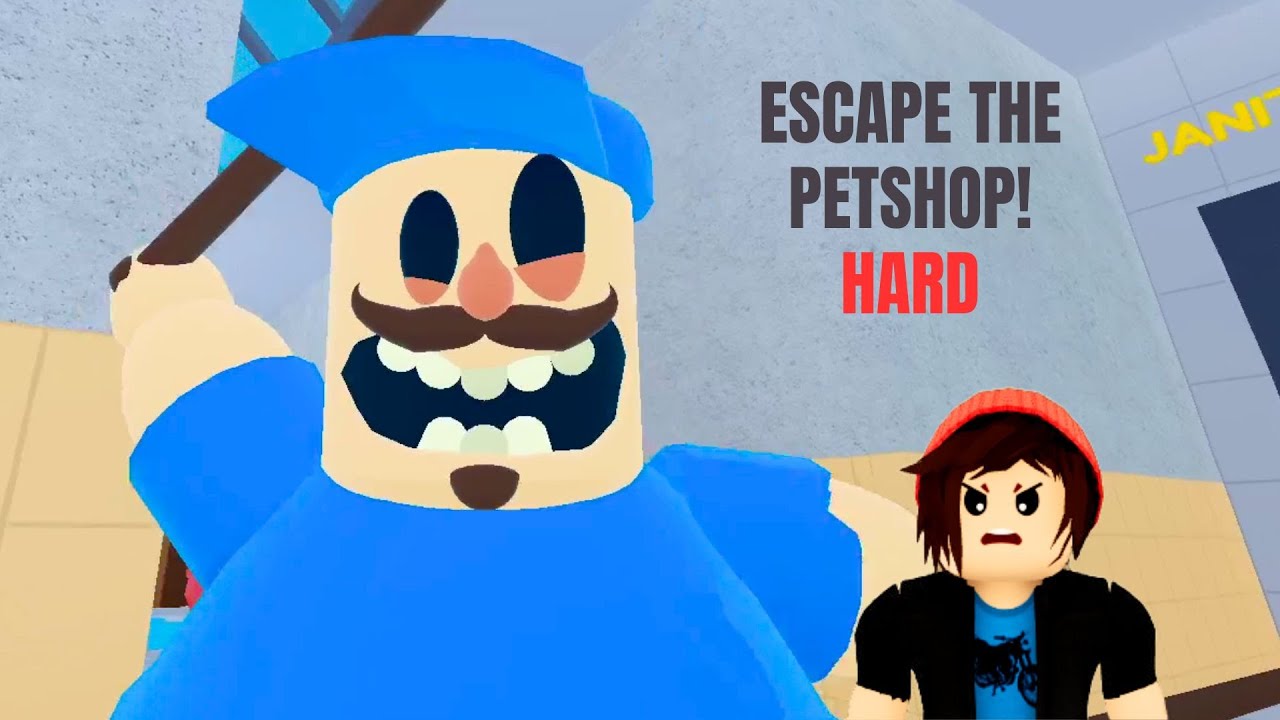 Escape the Petshop! Hard Mode Roblox Gameplay Walkthrough