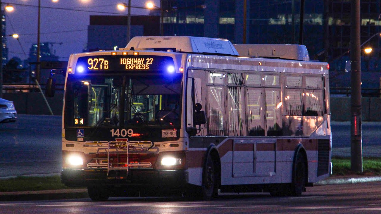 (Ride Video) TTC Orion Vii NG HEV 1409 on route 927 Highway 27 Express!