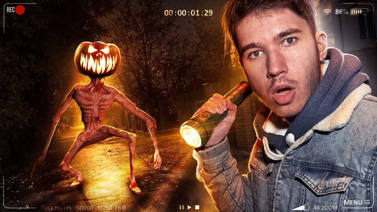 ОХОТА НА ТЫКВОГОЛОВОГО ! НАШЛИ ЕГО ЛОГОВО В ЛЕСУ !  хэллоуин halloween ! ПОТУСТОРОННИЕ