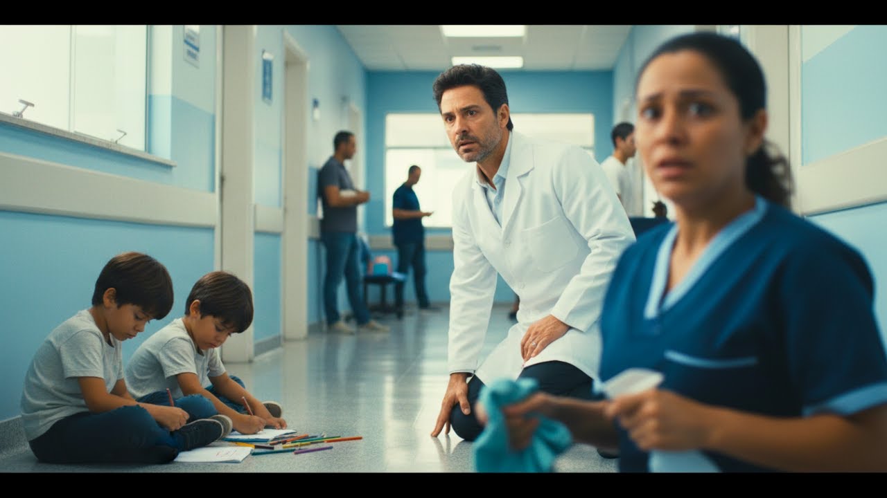 "Eles são iguais a mim" - diz MEDICO MILIONÁRIO para a FAXINEIRA quando viu os gêmeos dela