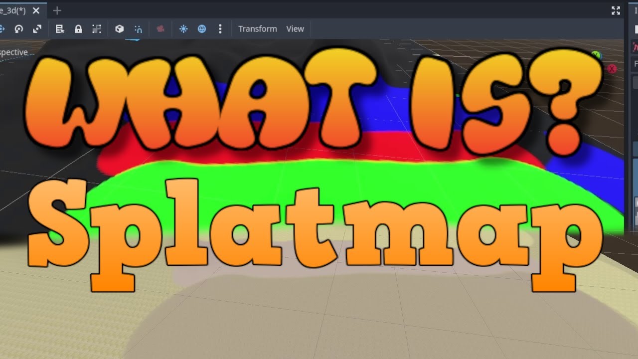 Splatmap in M Terrain - Godot engine