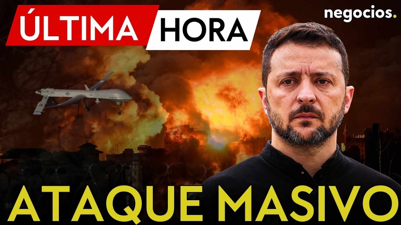 &Uacute;LTIMA HORA | Ataque masivo contra Rusia: derriba 209 drones ucranianos sobre doce regiones