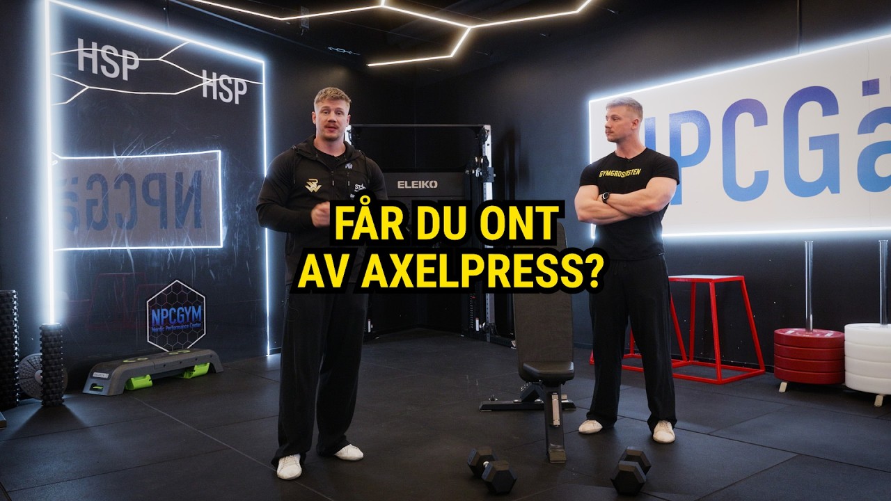 Får du ont av axelpress? Så här gör du övningen på rätt sätt!