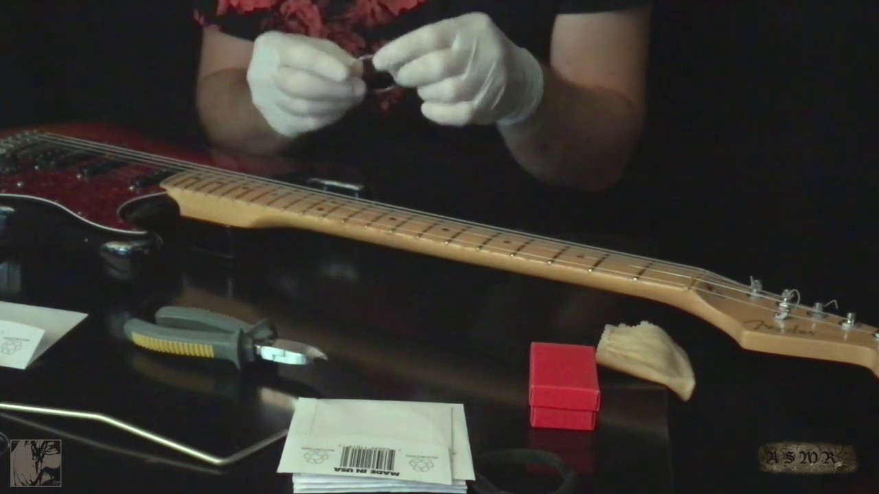 ASMR Change Guitar Strings