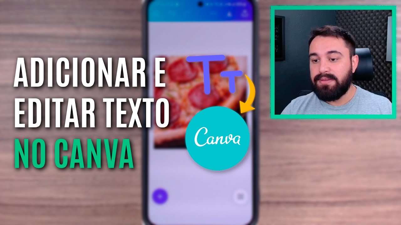 COMO INSERIR TEXTO EM IMAGEM DO CANVA