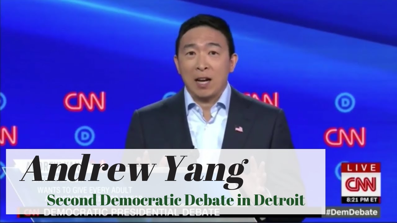 Andrew Yang Highlights at the #2 Democratic Debate in Detroit