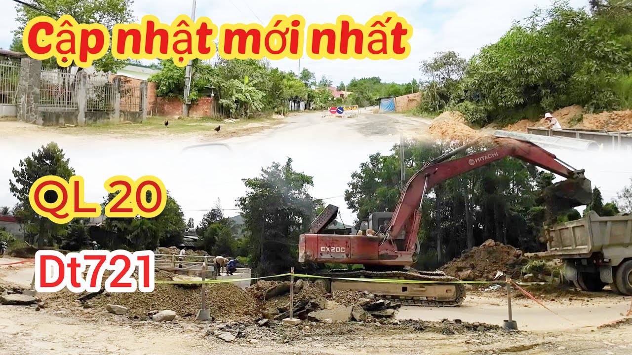 CẬP NHẬT ĐƯỜNG DT 721 TRONG SÁNG NAY
