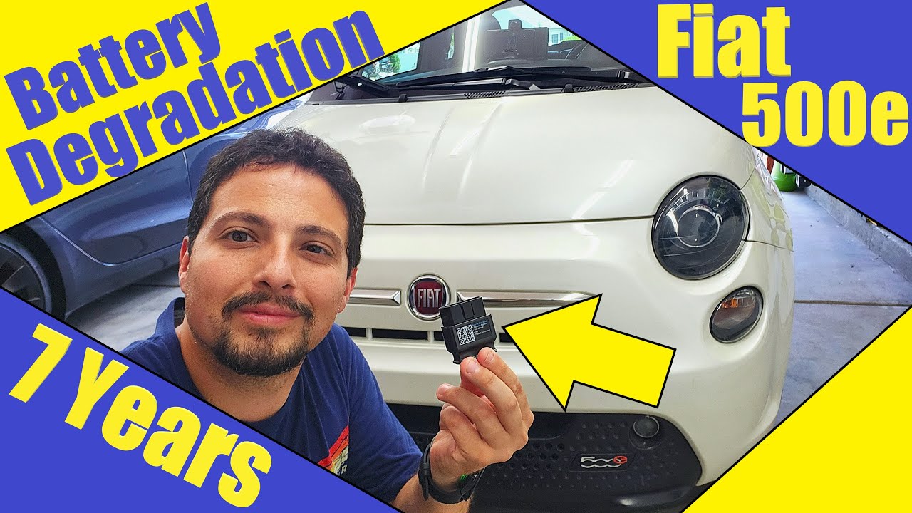 Checking The Fiat 500e Battery Degradation After 7 Years & 23K Miles