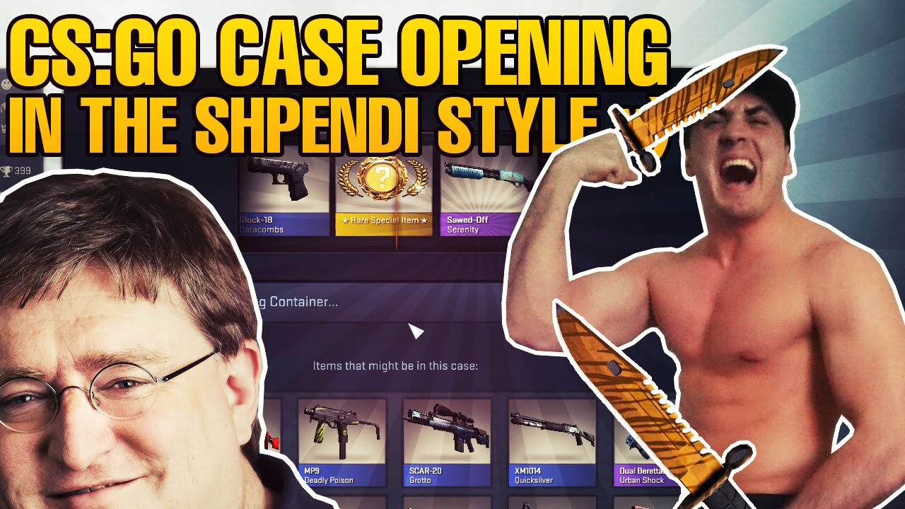 CS:GO - How to open a case in the SHPENDI STYLE! x)