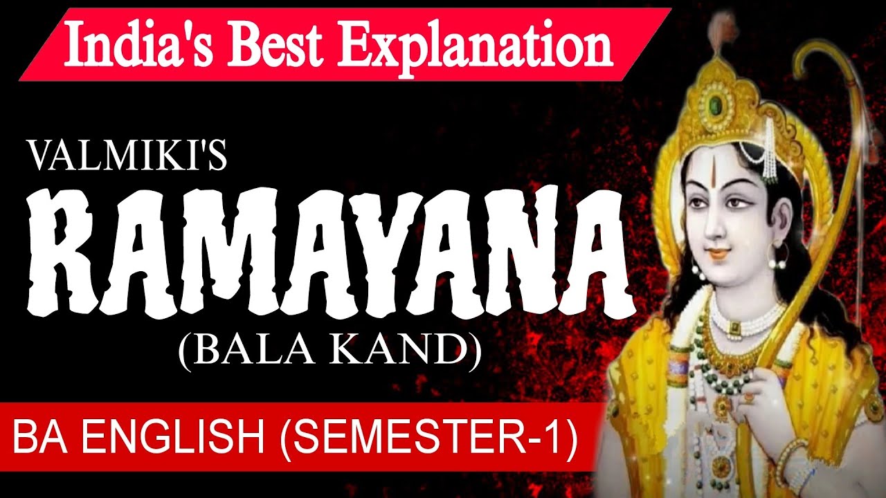Bala Kanda | Bala Kanda Summary | Bal Kand Ramayan | Bala Kanda in English | BA English Sem-01