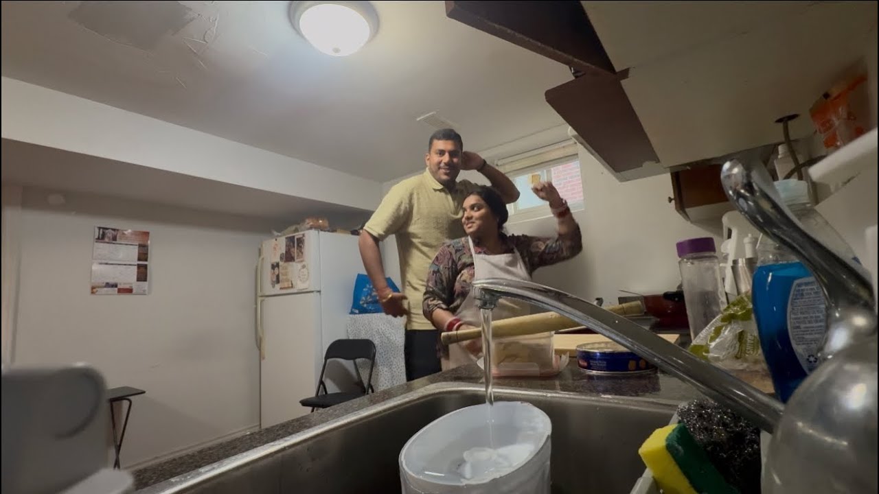 Vlog #4 Making Roti with Wife in Canada. #canada #canadaimmigration #canadalife 