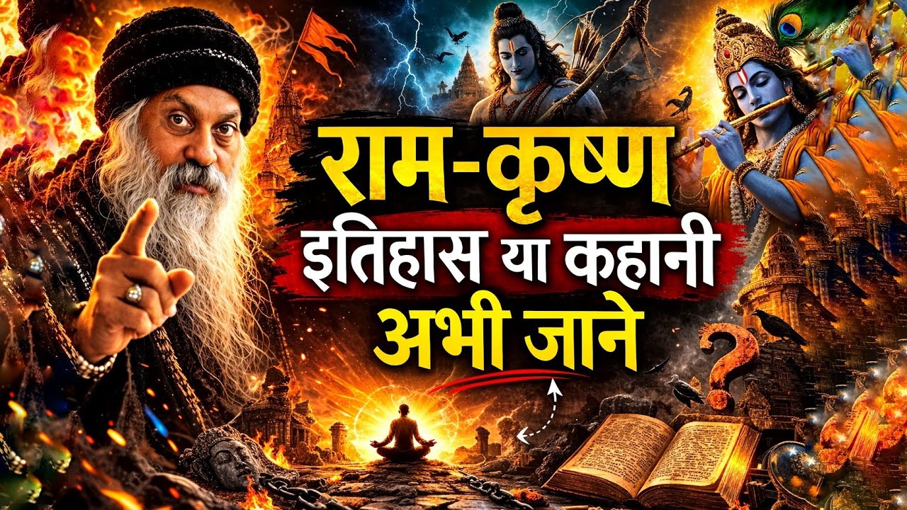 क्या राम और कृष्ण सच में थे? इतिहास या कहानी | पूरी सच्चाई #osho#inspirationalquotes#hindi#spiritual