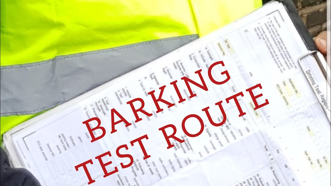 Uk Driving Test Route|| from Barking test centre |DVSA driving test route || full barking test Route
