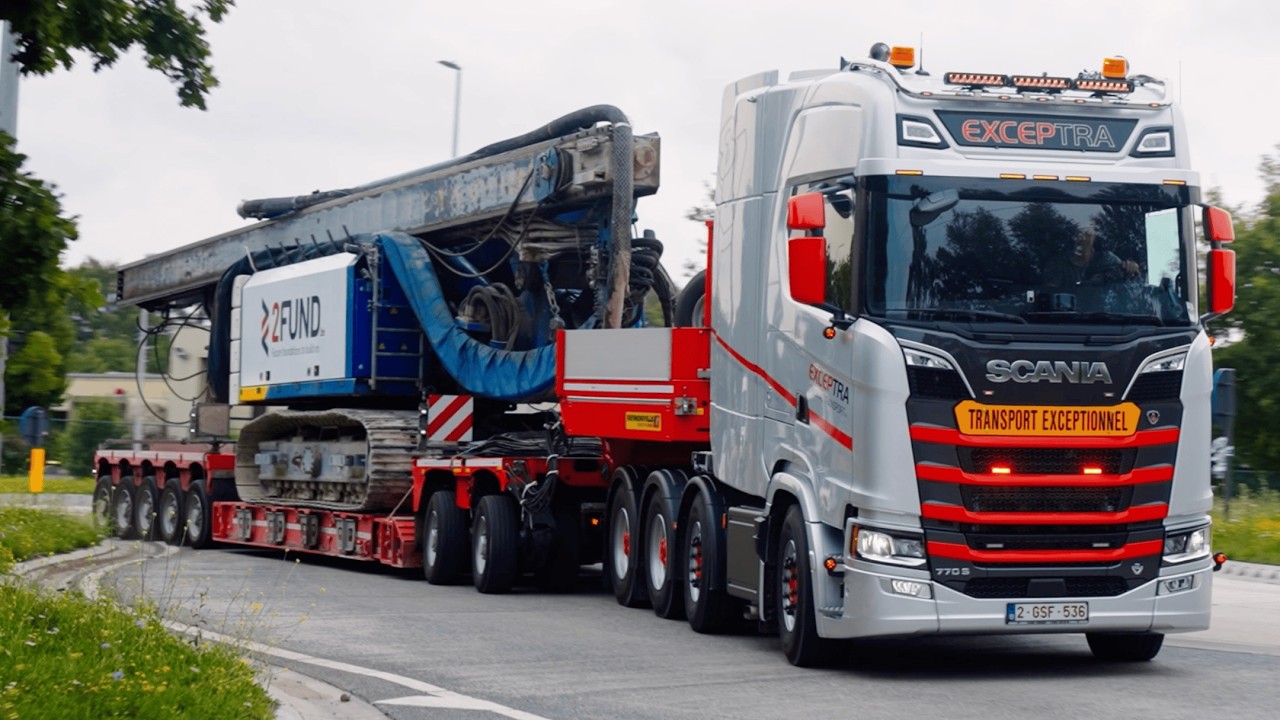 Een indrukwekkende Scania 770S V8 met de nieuwe G38 Heavy Duty-versnellingsbak voor Exceptra