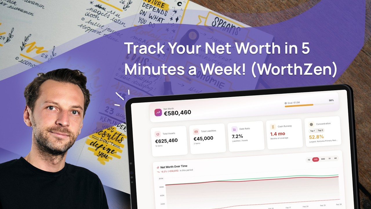 Stop Using Spreadsheets for Net Worth Tracking — Try This Instead (WorthZen Demo)
