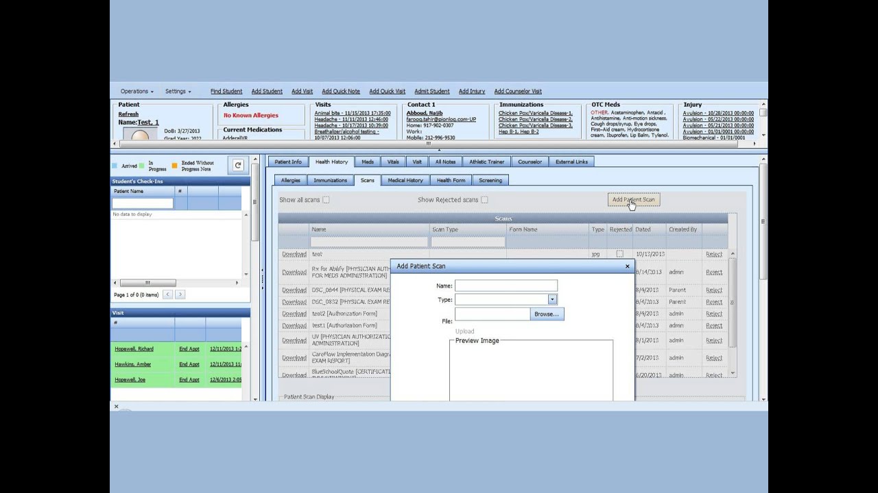 How to Upload a Scan in CareFlow