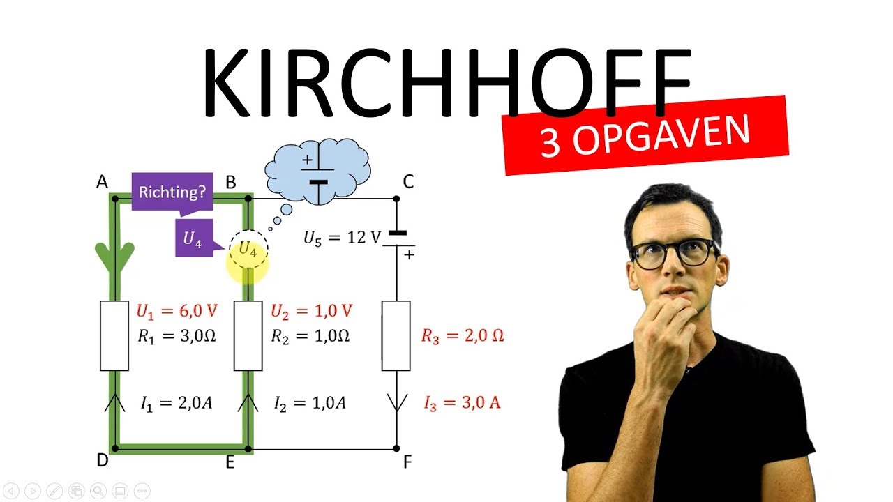 natuurkunde uitleg KIRCHHOFF 3 OPGAVEN