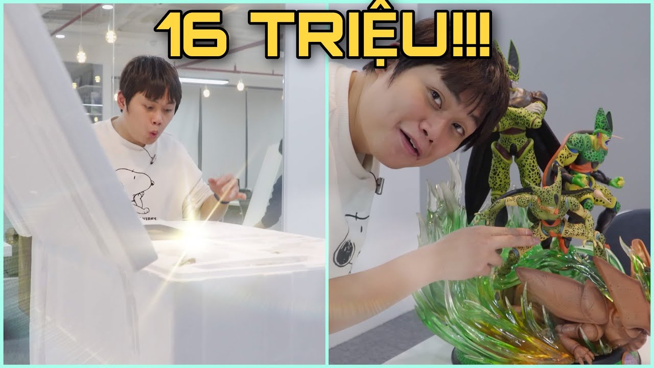 LẠI UNBOX M&Ocirc; H&Igrave;NH DRAGON BALL:)) - X&Ecirc;N BỌ HUNG CELL FULL DẠNG BIẾN H&Igrave;NH 16 CỦ!!