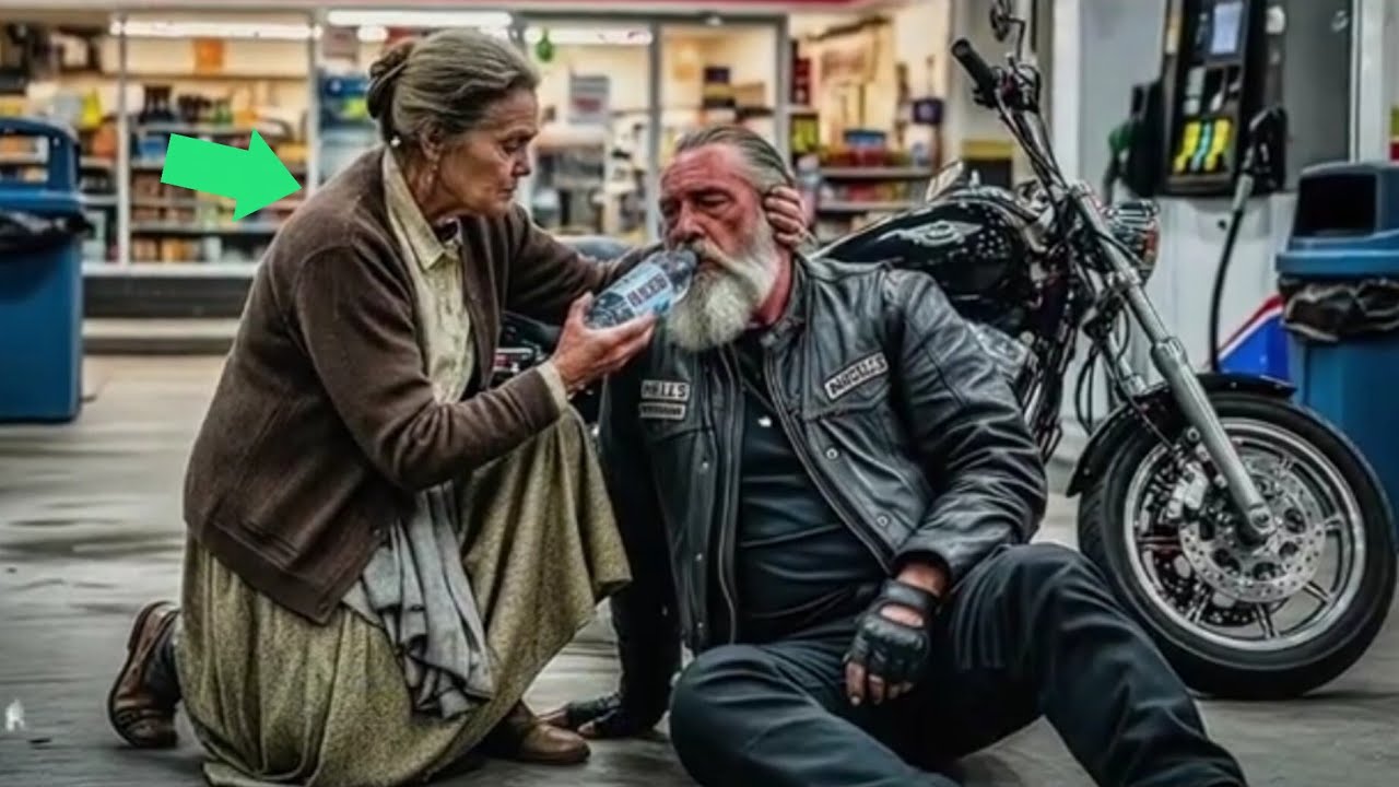 Elderly Woman Spent Her Last $10 Helping a Biker - Next Day, 50 Riders Brought a Life-Changing Gift.