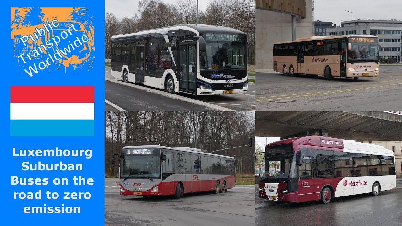 Luxemburg Streekbussen op weg naar Zero Emission