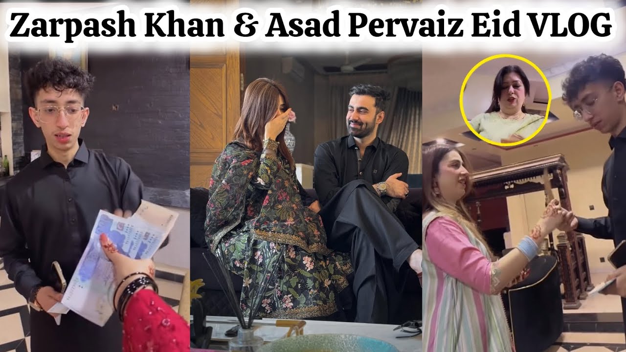 Zarpash Khan First Eid VLOG after wedding | Asad Pervaiz / Nimra Asad | Umair koreja