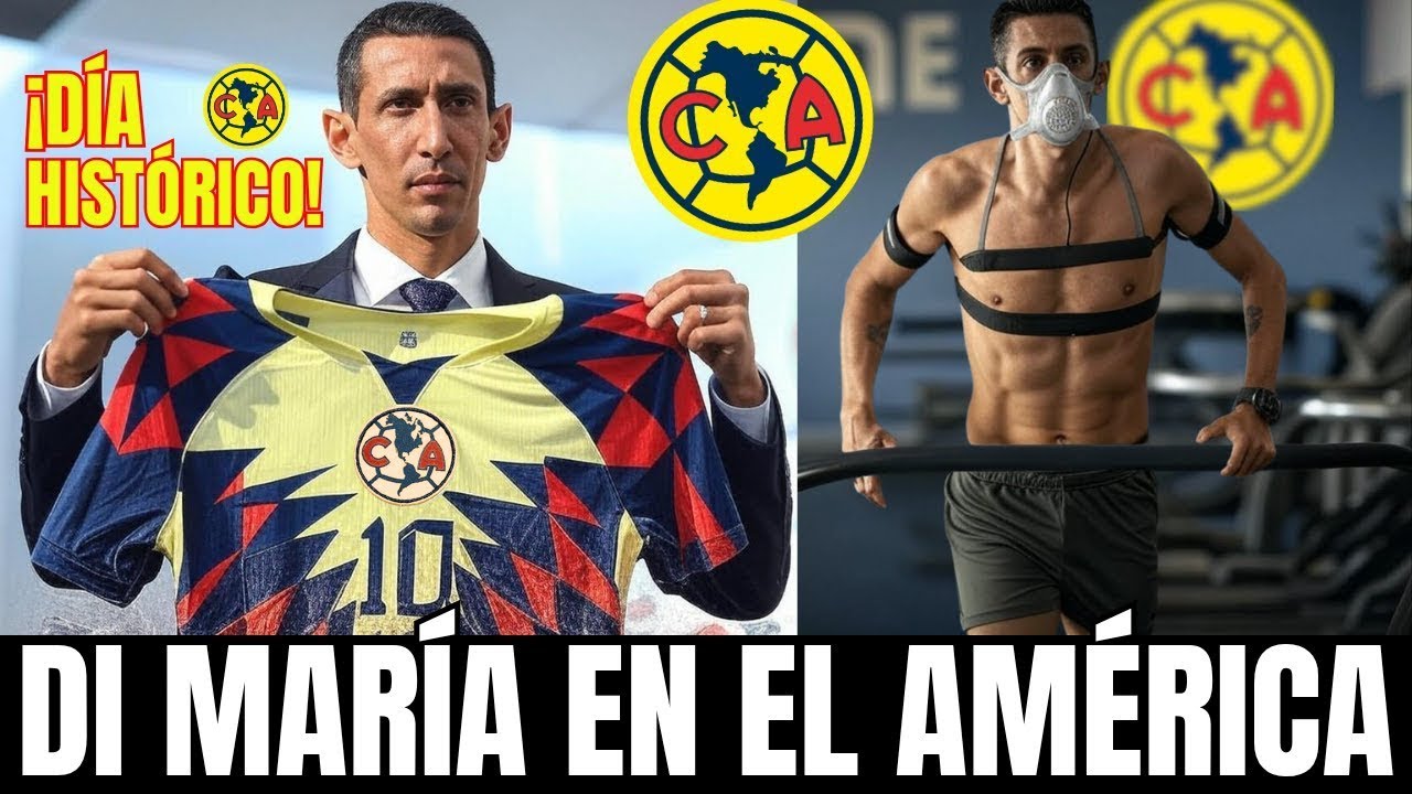 ¡DÍA HISTÓRICO! Ángel DI MARÍA Llega Al CLUB AMÉRICA Y Hay FIESTA | noticias club america