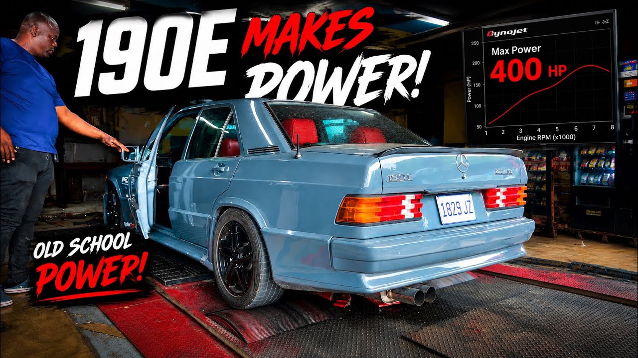 My Crazy 8HP 190E Benz make serious POWER!!! 