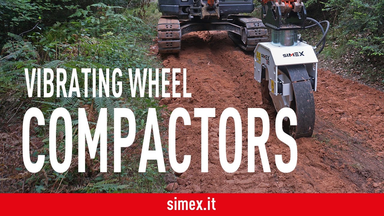 Simex CT 2.8B -  Vibrating wheel compactors for excavators