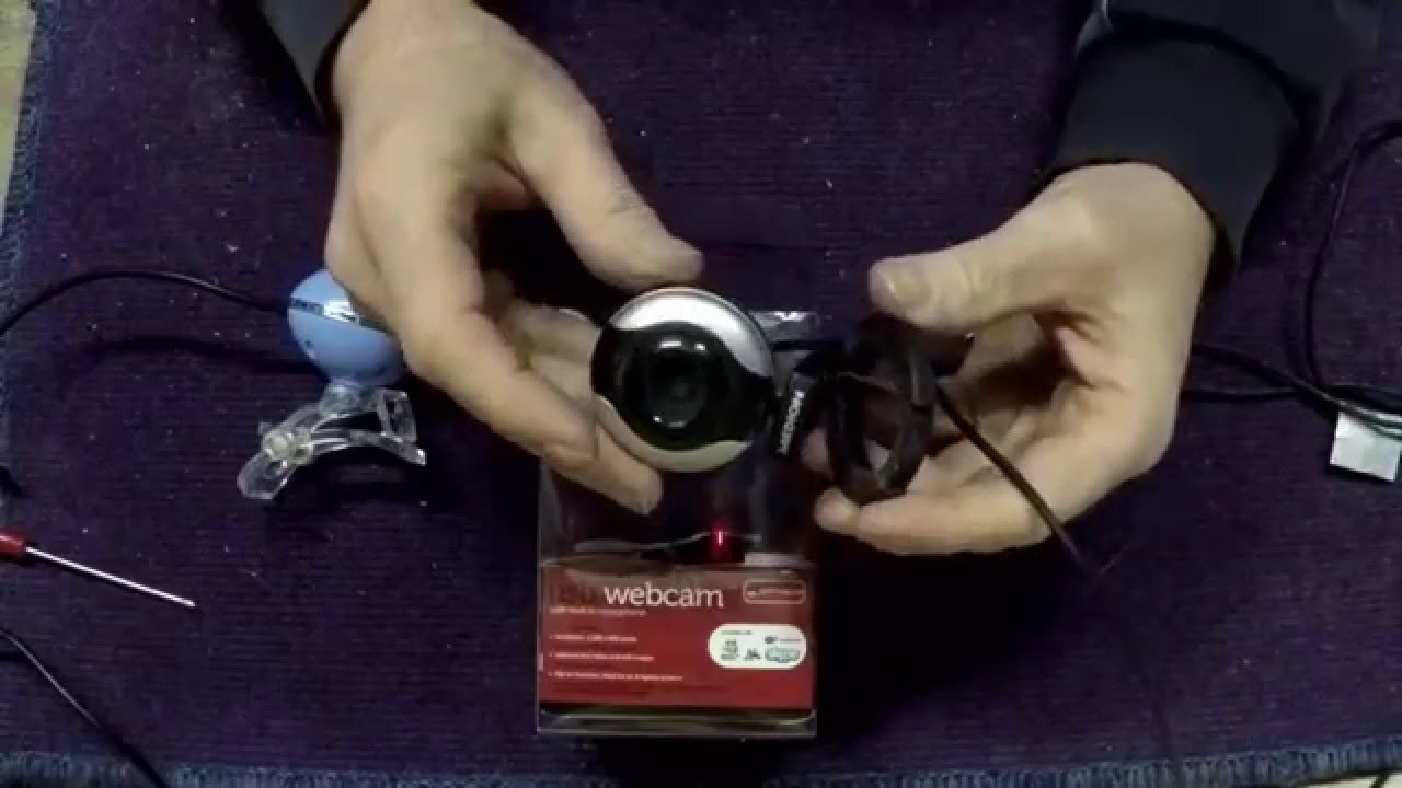 Modifying webcam for my telescope.
