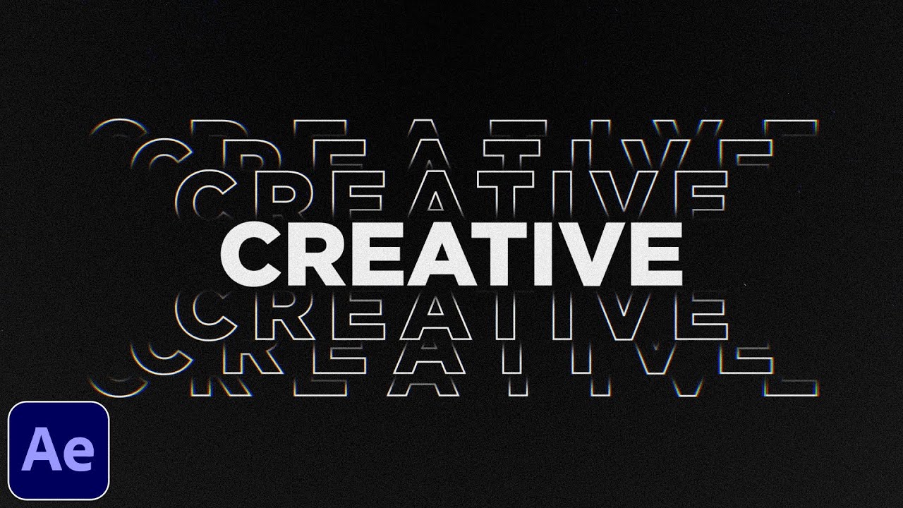 Stacked Typography Animation in After Effects 2021 | Kinetic Typography Tutorial